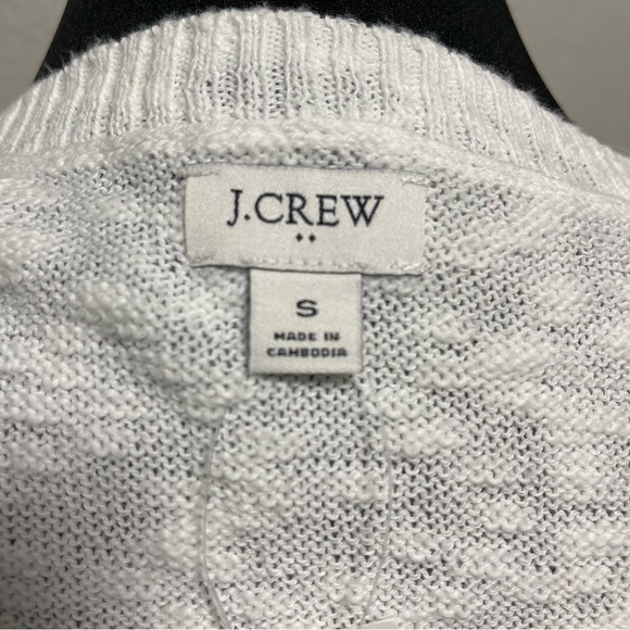 NWT J.Crew Classic White Crewneck Women's Sweater SMALL - Picture 9 of 9